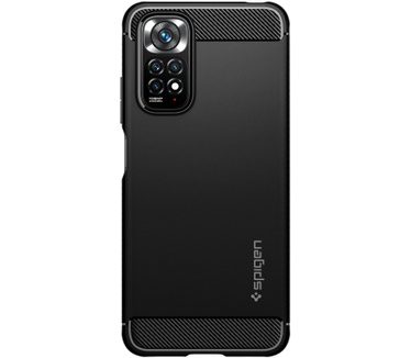 Spigen Rugged Armor (Redmi Note 11S / Note 11) Zwart