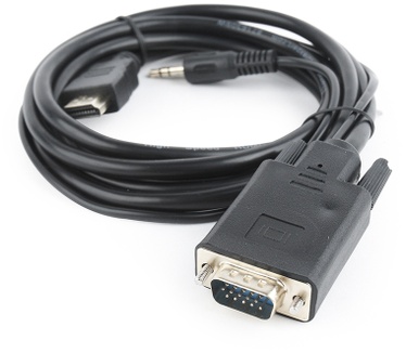 Gembird A-HDMI-VGA-03-6 Zwart