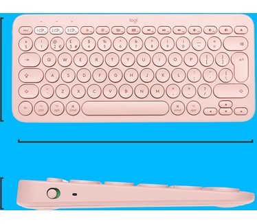 Logitech K380 for mac (Qwertz Zwitsers) Roze