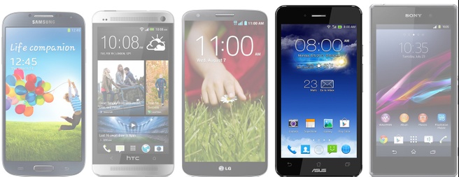 Asus The New PadFone - vergelijking