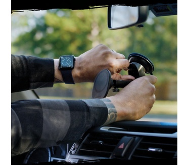 Otterbox OtterBox draadloos autodashboard en windschermbevestiging voor MagSafe, sterke magnetische uitlijning en bevestiging met MagSafe, gemakkelijk verstelbaar en veilig ontwerp, voor iPhone 14/iPhone 13/iPhone 12 Series, zwart