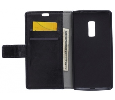 Kees Portemonnee Hoesje OnePlus 2 - Zwart