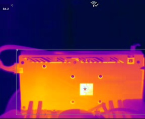 Sapphire RX 480 warmtebeelden