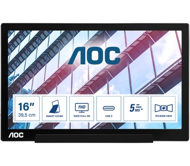 AOC I1601P Zwart