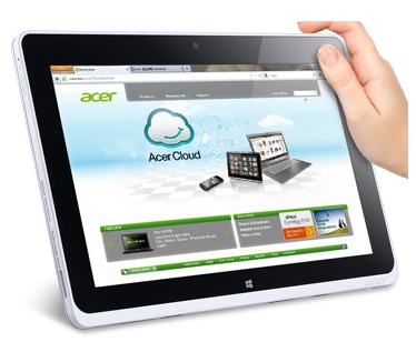 Acer Iconia Tab W510P 64GB + keyboarddock (Qwertz) Wit