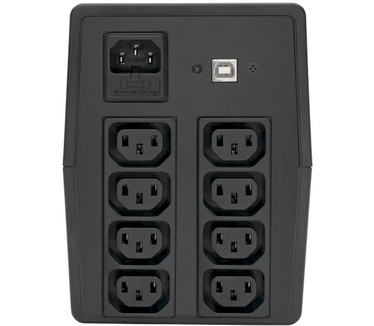 Tripp-Lite 1kVA 600W Line-Interactive UPS with 8 C13 Outlets - AVR, 230V, C14 Inlet, LCD, USB, Tower
