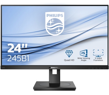 Philips B-line 245B1/00 Zwart