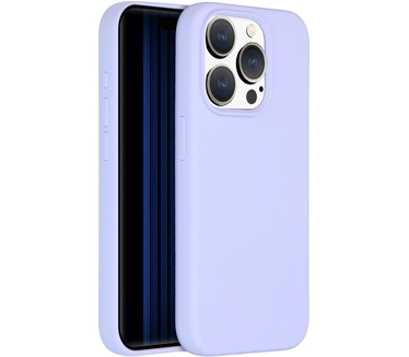 Accezz Liquid Silicone Backcover iPhone 15 Pro - Paars