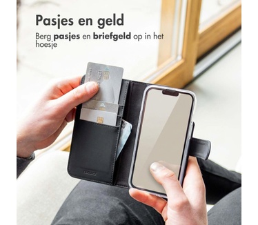 Accezz Wallet Softcase Bookcase voor de Samsung Galaxy S26 FE - Zwart