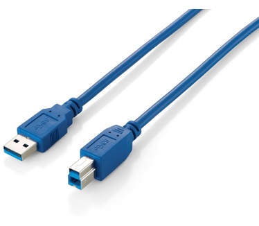Equip USB 3.0 Typ A to Typ B Cable, 3.0m, Blue