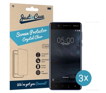 Just in Case Nokia 5 Screenprotector - 3 stuks