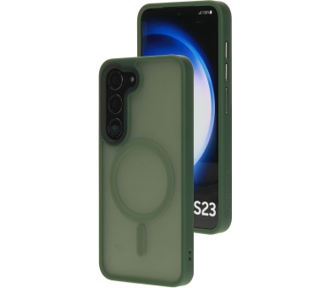 Mobiparts Hardcover Samsung Galaxy S23 Satin Green (Magsafe Compatible)