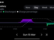 Screenshots 1 jaar HomeWizard Plug-in Battery