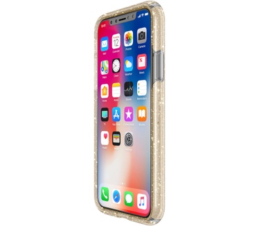 Speck Presidio Clear + Glitter iPhone XS / X (iPhone XS / X) Transparant