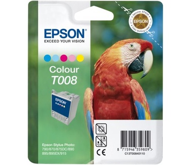 Epson inktpatroon kleur T008