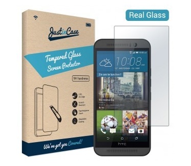 Just in Case Tempered Glass HTC One M9 - Arc Edge