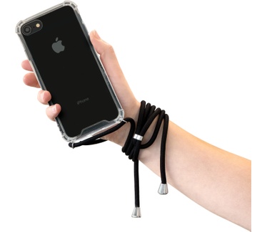 Mobiparts Lanyard Case Apple iPhone 7/8/SE (2020) Black Cord