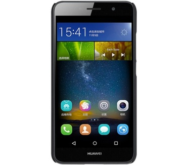 Nillkin Frosted Shield Hard Case voor Huawei Y6 PRO - Zwart Zwart