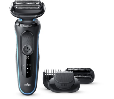 Braun Series 5 50-M1850s Elektrisch Scheerapparaat, 2 EasyClick-opzetstukken, Munt