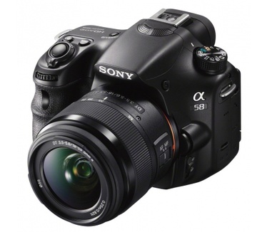 Sony Alpha A58K + 18-55 mm F3.5-5.6 SAM II Zwart