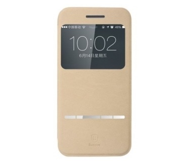 Baseus Terse Window Case met stand Apple iPhone 6 (Khaki)