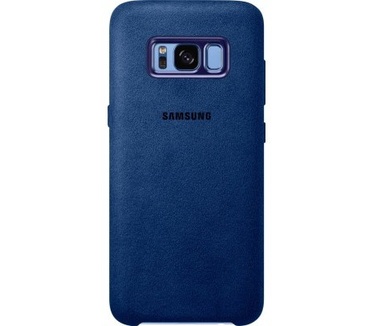 Samsung Galaxy S8 Alcantara Cover Blauw