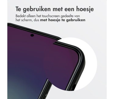 Accezz Gehard Glas Privacy Screenprotector + Applicator