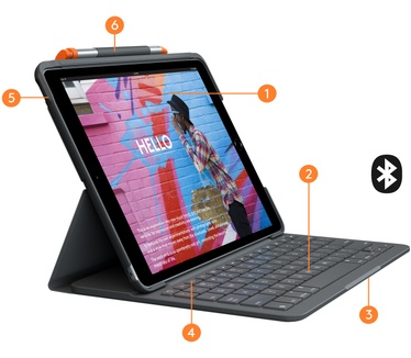 Logitech Slim Folio For iPad (7th gen)