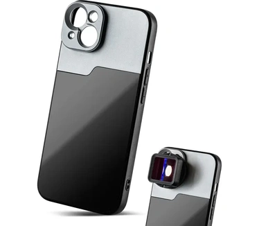 Mojogear 17mm lens case voor iPhone 13 Mini Zwart