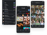 Android 10 donkere modus