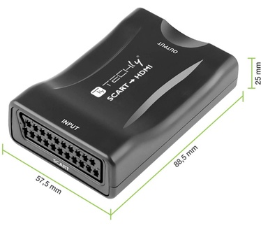 Techly IDATA SCART-HDMI3