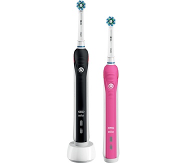Oral-B PRO 2 2950 BLACK en PINK Cross Action