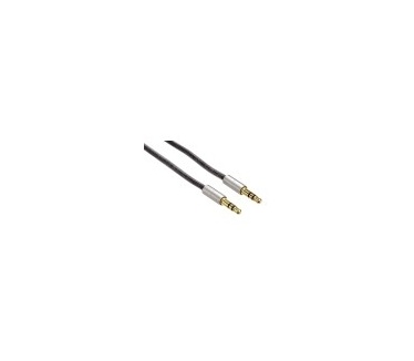 Hama "AluLine" Connecting Cable, 3.5 mm jack, plug - plug, f. iPhone 3G/S, 0.5 m