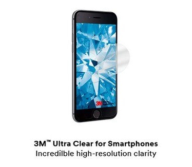 3M Glanzende screenprotector voor Apple® iPhone® 6 Plus/6s Plus/7 Plus(iPhone 6 Plus,\niPhone 6S Plus, \niPhone 7 Plus,\niPhone 8 Plus,)