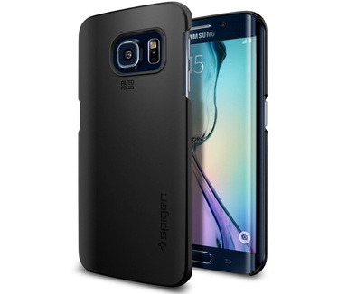 Spigen Thin Fit Samsung Galaxy S6 edge Case  Zwart