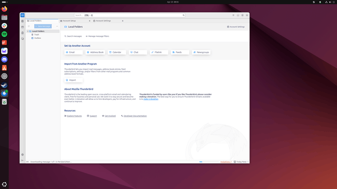 Thunderbird-snap in Ubuntu 24.04 LTS