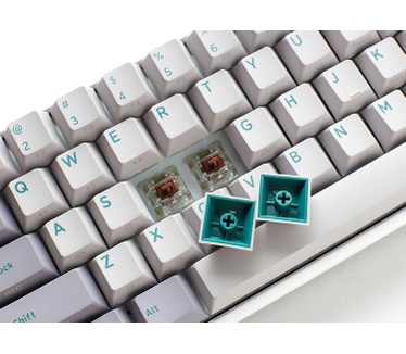 Ducky One 3 SF, solid keycaps, MX Red, Qwerty US, Grijs