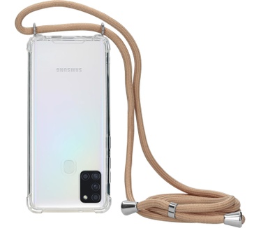 Mobiparts Lanyard Case Samsung Galaxy A21s (2020) Nude Cord