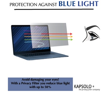 KAPSOLO 4-Way Adhesive Privacy Screen / Privacy Filter for DELL Latitude 7200 2-in-1, 7210 2-in-1