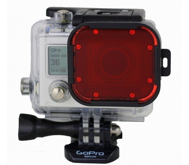 Polar Pro Aqua Red Filter voor GoPro Hero 3+ (60m Dive)