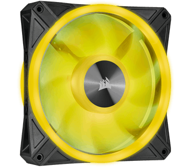 Corsair iCUE QL140 RGB 140mm PWM Dual Fan Kit with Lighting Node CORE, 140mm