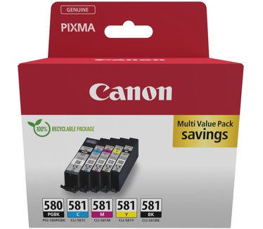 Canon PGI-580/CLI-581 Ink Cartridge BK/CMYK