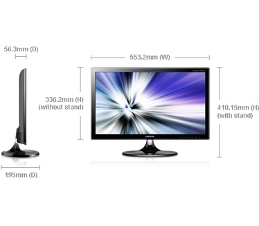 Samsung Syncmaster S23B550V Zwart