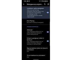 Screenshots Pixel 4