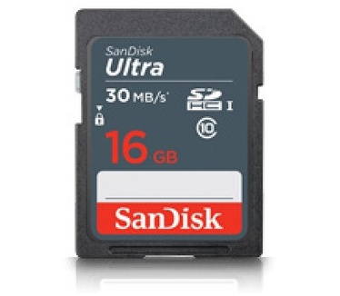 Sandisk Ultra 16GB SDHC UHS-I Class 10