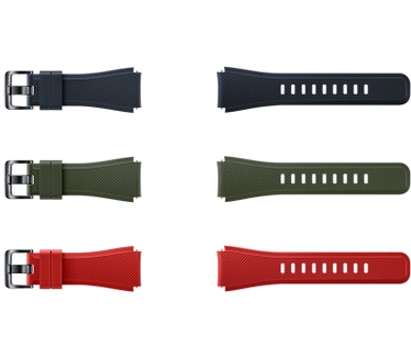 Samsung Gear S3 Silicone-Armband 22 mm - Standard Orange Red