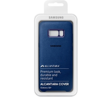 Samsung Galaxy S8 Plus Alcantara Cover (Galaxy S8+) Blauw
