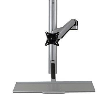 Tripp-Lite Single-Display Sit-Stand Wall-Mount Workstation with Thin-Client Mount