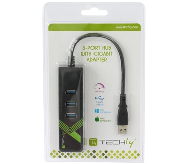 Techly IDATA USB-ETGIGA-3U2