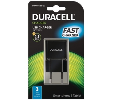Duracell 2.1A USB Phone/Tablet Charger
